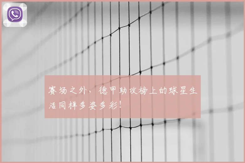 赛场之外,德甲助攻榜上的球星生活同样多姿多彩!